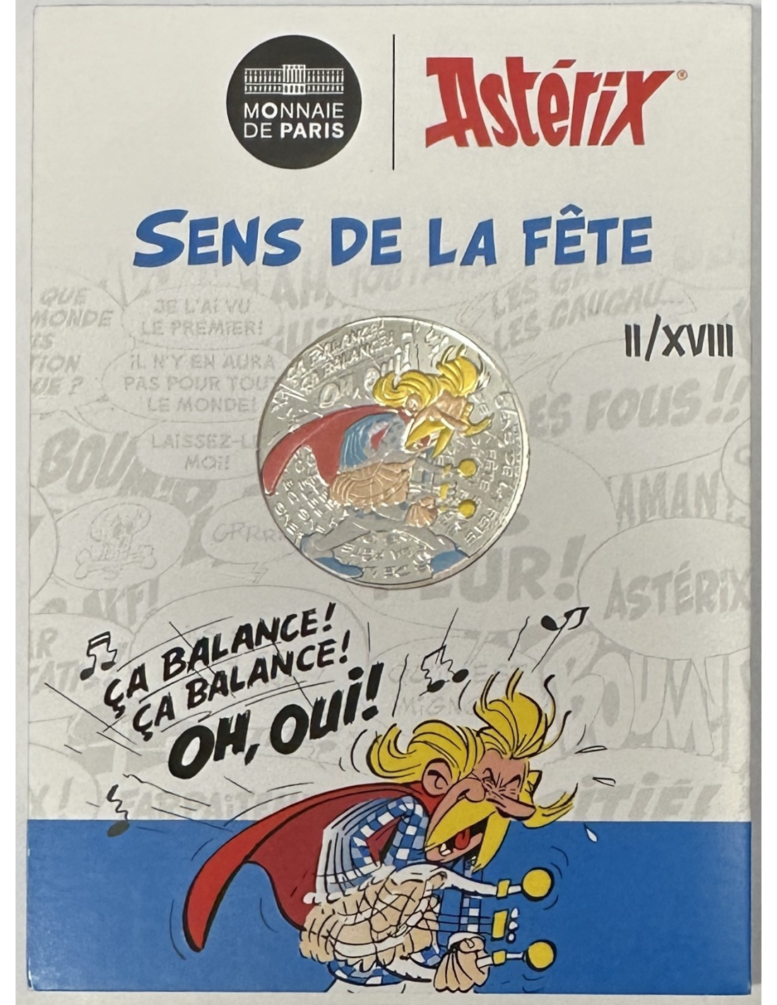 France Euro Asterix Monnaie Coloris E En Argent Sens