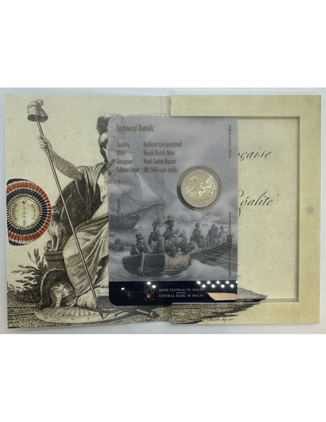 Malte Euro Comm Morative Napoleon Bonaparte Coffret Bu