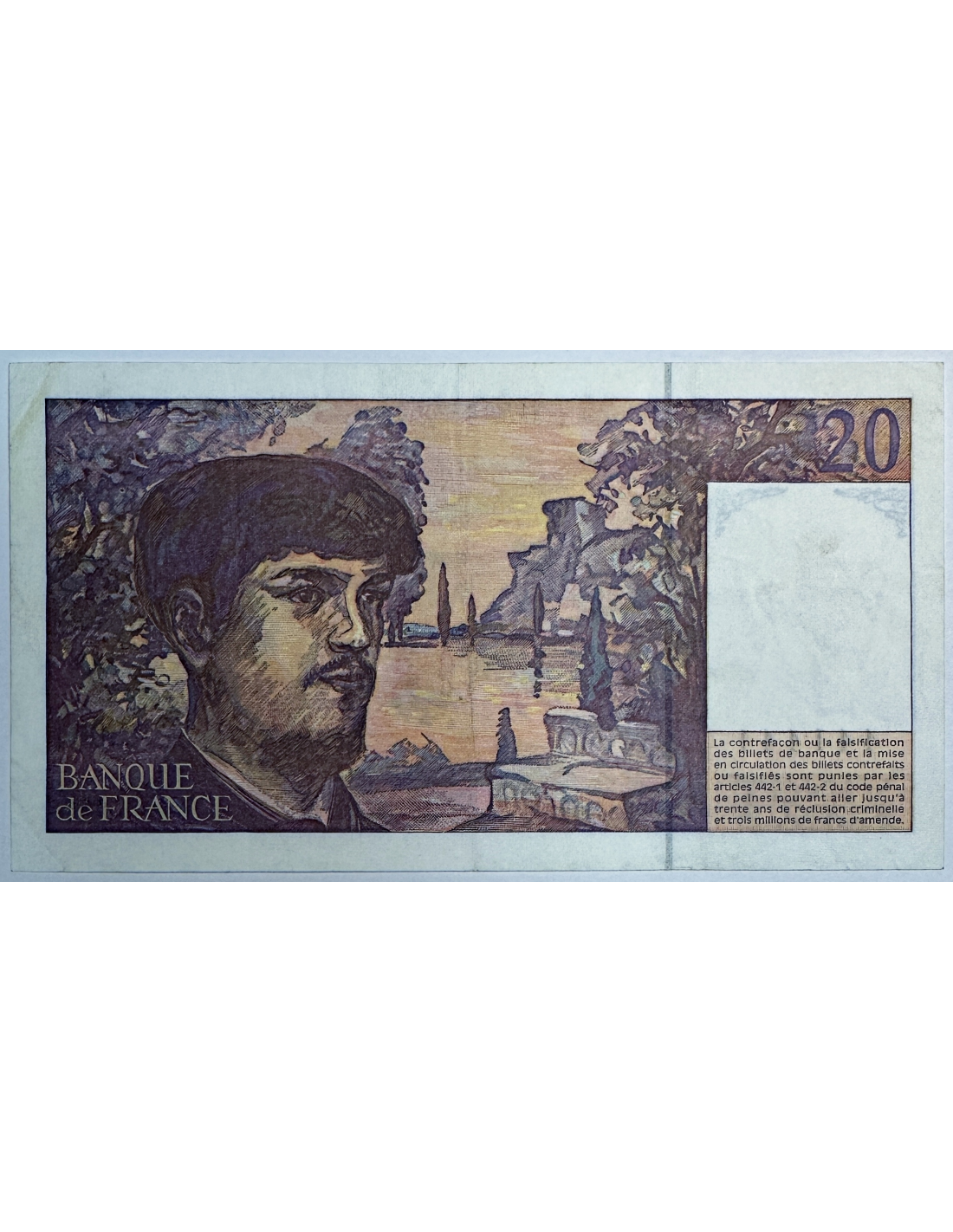 20 FRANCS DEBUSSY 1997 Billet de banque français TTB C 061