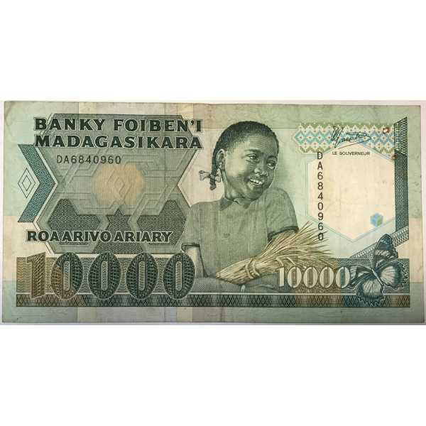 MADAGASCAR - 10 000 FRANCS (Non Daté) - Billet de banque (TB)