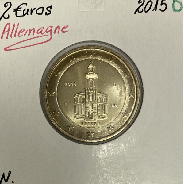 Allemagne - 2 Euro 2015 D - La Hesse