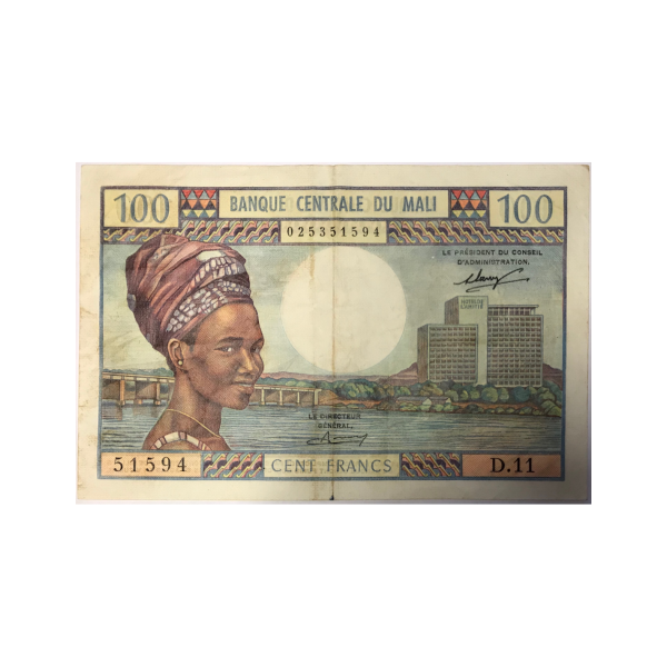 MALI - 100 FRANCS (1972-73) - Billet de banque (TTB)