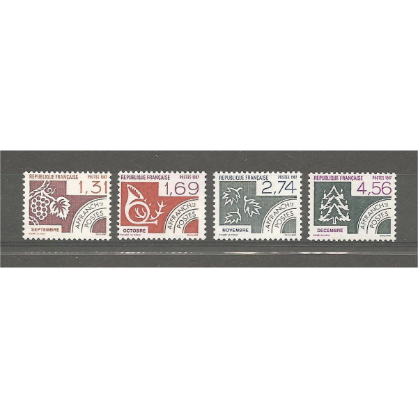 PREOBLITERES N°194 à 197 - Timbres Neufs de France