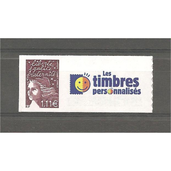 TIMBRE PERSONNALISE N°3729C - Logo (T. Pers)