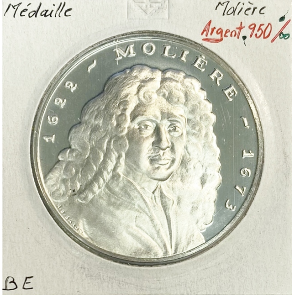 Médaille en Argent - MOLIERE // Qualité : BE (REF 1)