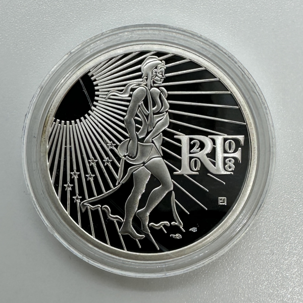 15 EURO FRANCE 2008 en Argent (7500 Ex) // Qualité : BELLE EPREUVE sous Capsule