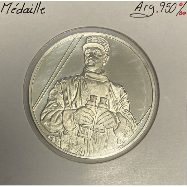 Médaille en Argent - CHARLES DE GAULLE // Frappe : BE en Qualité : SUP (REF 3)