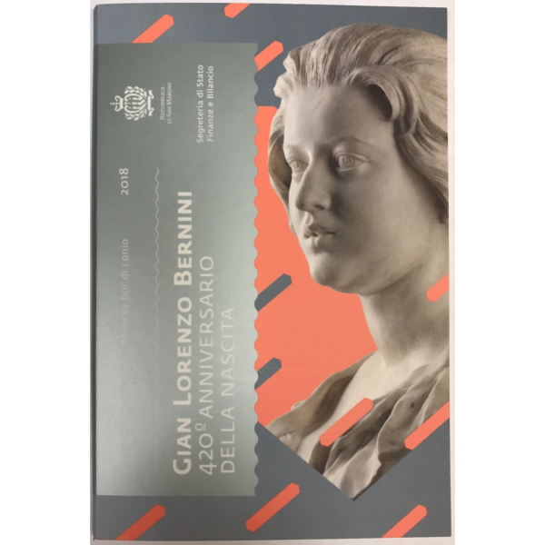 SAINT-MARIN - 2 Euro commémorative 2018 - BERNINI // COINCARD BU