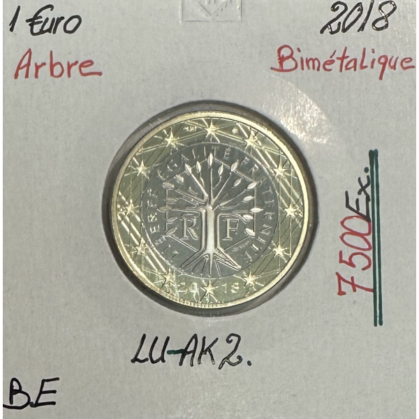 1 EURO - ARBRE DE LA LIBERTE - FRANCE - 2018 // Qualité : BELLE EPREUVE