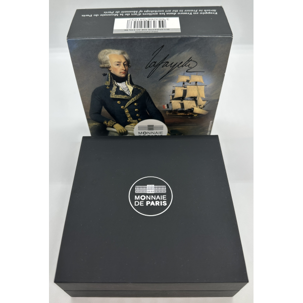 France - Coffret Belle Epreuve 2020 - 25 EURO - LA FAYETTE A BOSTON