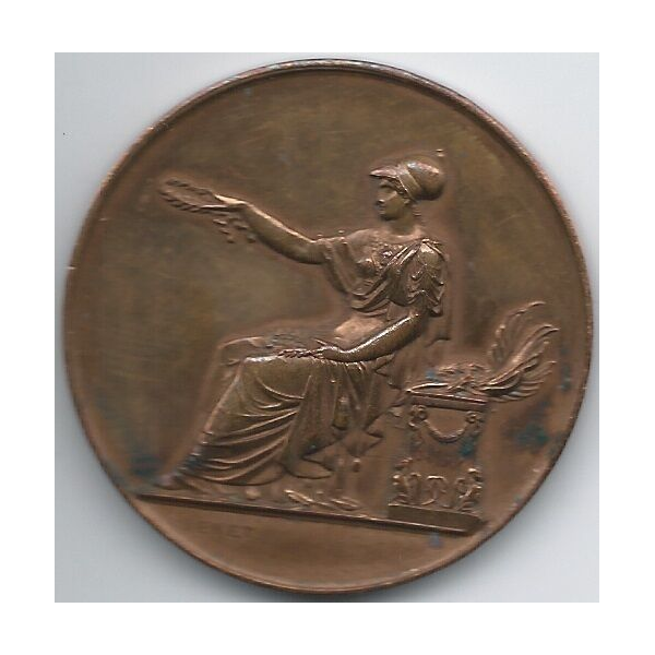 MEDAILLE EN BRONZE - ENCOURAGEMENT A L'INSTRUCTION - LONGJUMEAU // Qualité : TTB