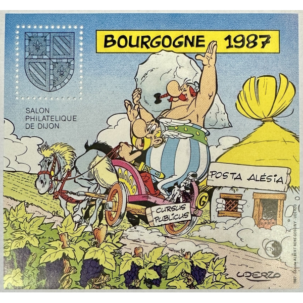 BLOC CNEP N° 8 - Salon Philatélique de Dijon 1987 - Bourgogne - Astérix