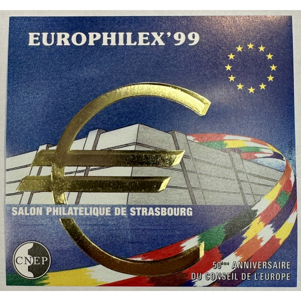 BLOC CNEP N°29 - Salon Philatélique de Strasbourg 1999 - Conseil de l'Europe