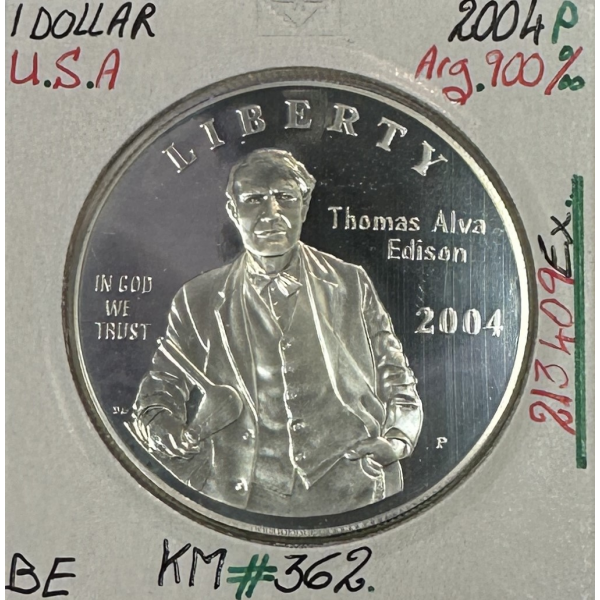 ETATS-UNIS - USA - 1 DOLLAR 2004 P - Pièce de Monnaie en argent // BE (REF 1)