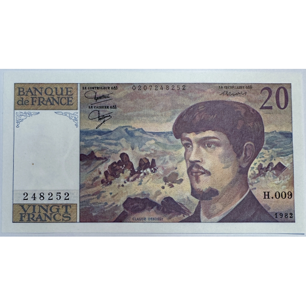 20 FRANCS DEBUSSY (1982) Billet de banque français // Qualité : SUP