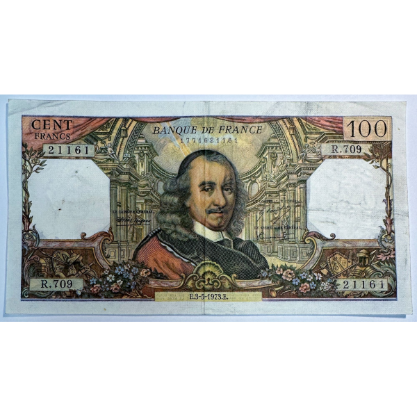 100 FRANCS CORNEILLE - 3.5.1973 - Billet de banque français (TB)