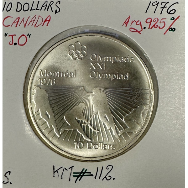 CANADA - 10 DOLLARS 1976 - Monnaie en argent // J.O de Montréal 1976 SUP (Ref 6)