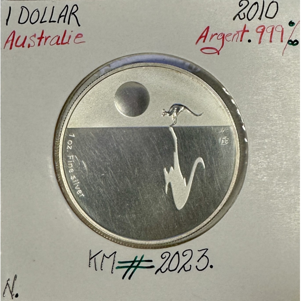 AUSTRALIE - 1 DOLLAR - 2010 - Pièce de Monnaie en ARGENT // Qualité : NEUVE