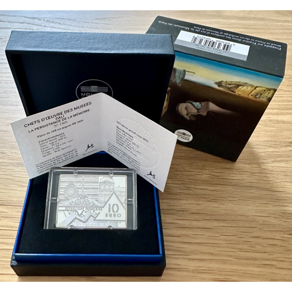 France - Coffret Belle Epreuve 2021 - 10 EURO - DALI LA MEMOIRE