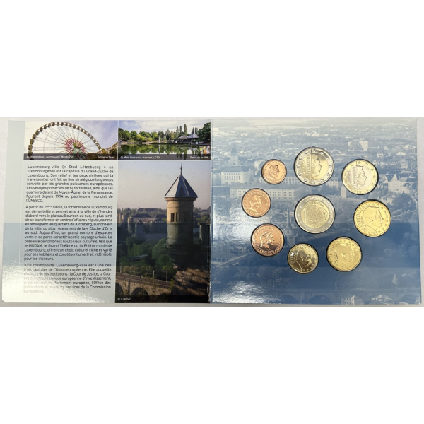 Luxembourg - Coffret Brillant Universel 2024 - VERSION PHOTO (Francs Luxembourg)