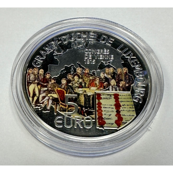 LUXEMBOURG - 5 EURO 2015 - CONGRES DE VIENNE // PIECE EN QUALITE : NEUVE