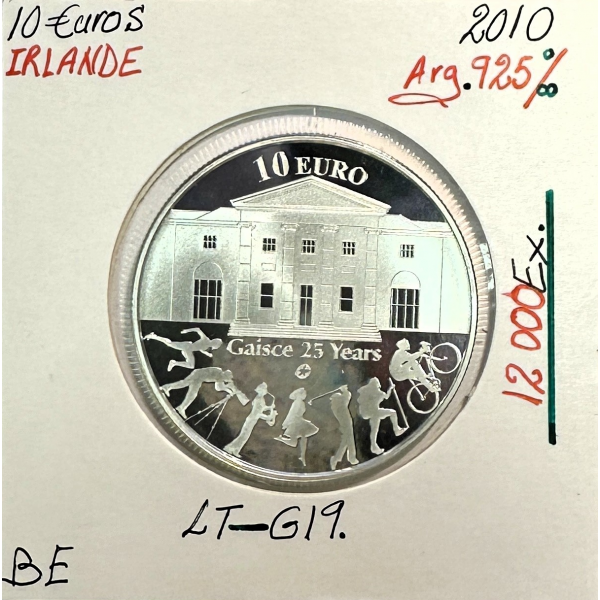 IRLANDE - 10 EURO 2010 // Pièce de Monnaie en Qualité : BE