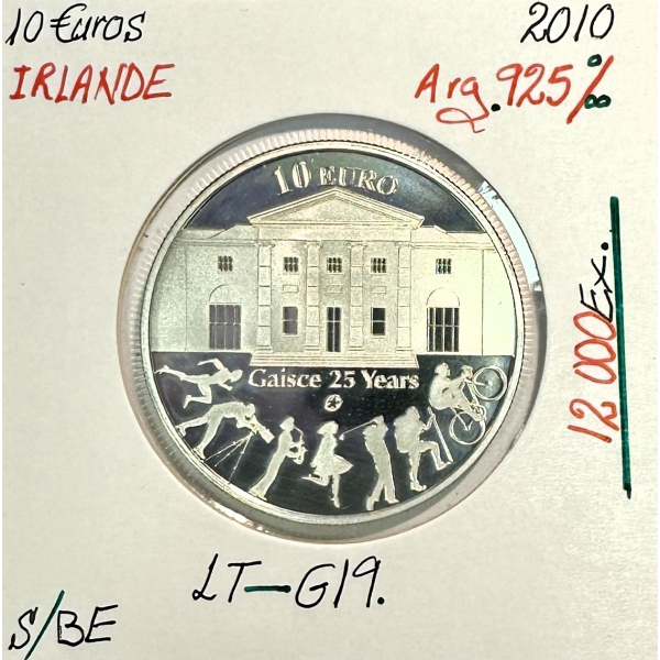 IRLANDE - 10 EURO 2010 - Pièce de Monnaie en BE // Qualité : SUP