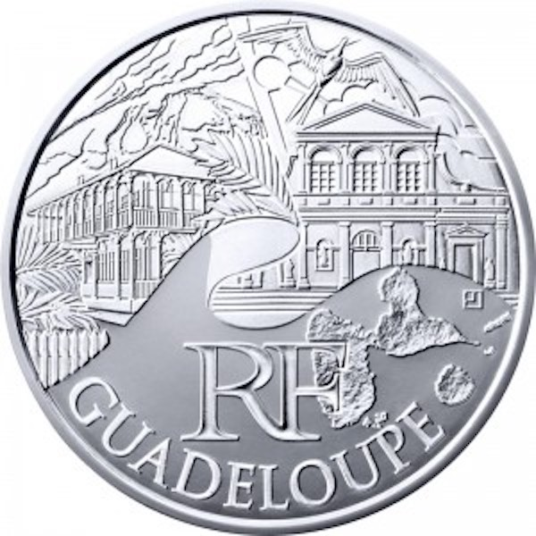 Guadeloupe 2011 - 10 Euro des Régions en Argent