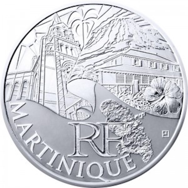 Martinique 2011 - 10 Euro des Régions en Argent