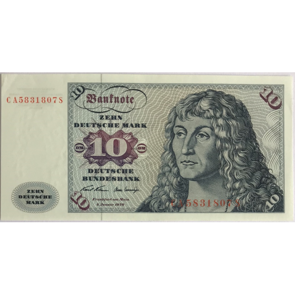 ALLEMAGNE - 10 MARK (1970) - Billet de banque (SPL) 07S