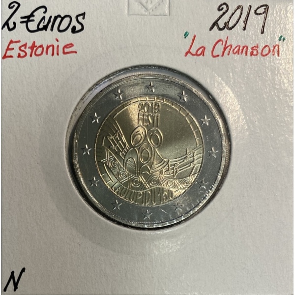 Estonie - 2 Euro 2019 - Festival de la Chanson Estonienne