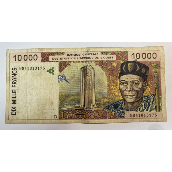 AFRIQUE DE L'OUEST - 10 000 FRANCS NON DATE - Billet de banque (TB)