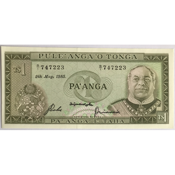 TONGA - 1 PA ANGA 1985 - Billet de banque NEUF